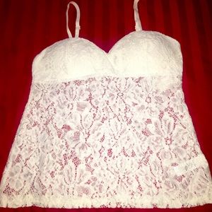 White Lace Top